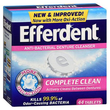 Efferdent AntiBacterial Denture 44 Tabs by Efferdent