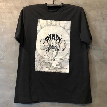 美式高街潮流落肩純棉短袖ins超火hiphop炸街小眾設計感OS男女T恤