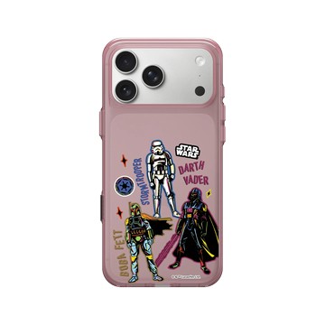 iPhone 17 Pro Max Clear (相機按鈕) 晶醺玫 - 迪士尼-星際大戰 Star Wars - 星際大戰 – 黑暗勢力貼紙