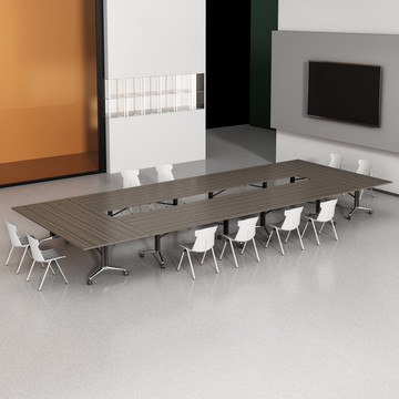 含運 可移動會議桌移動辦公桌拼接長桌折疊式培訓桌會議室洽談桌椅組合