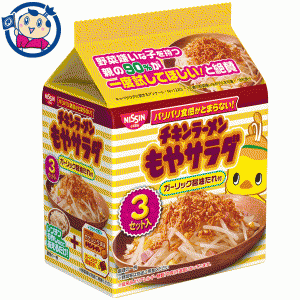 日清食品 チキンラーメン もやサラダ ガーリック醤油たれ付 41g