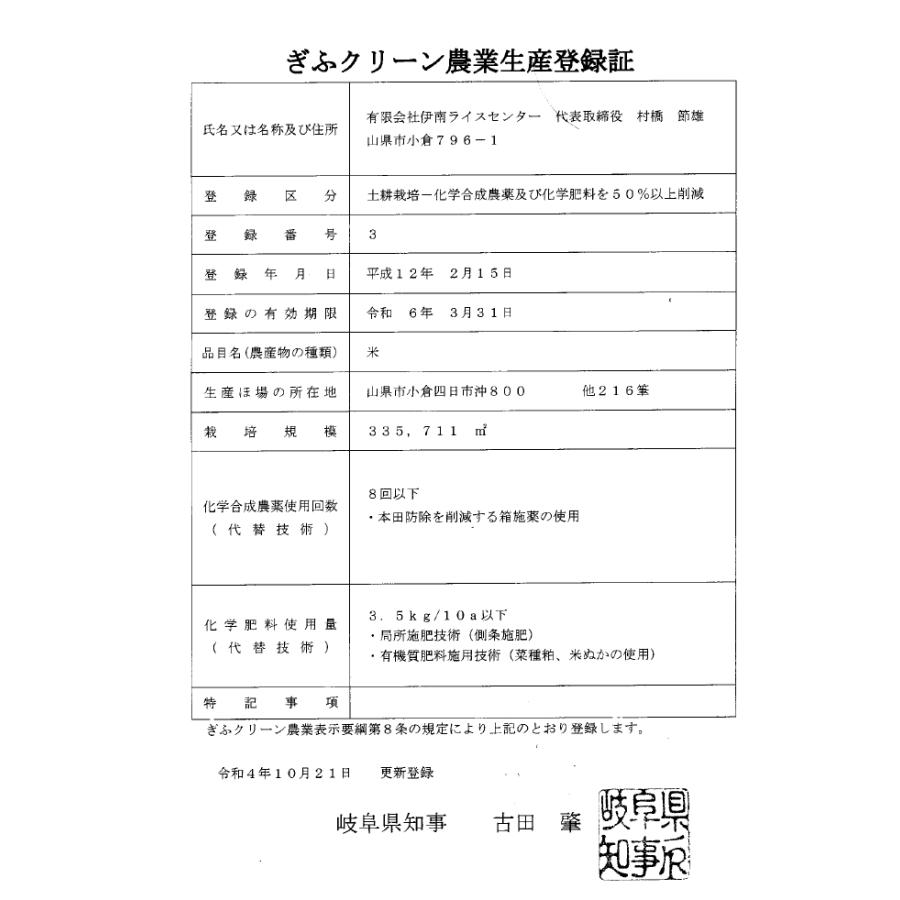 精米済み 新米 令和5年産   岐阜県産 お米 LGCソフト 5kg タンパク質制限 Lowグルテリン米