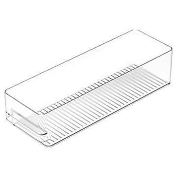 SHIMOYAMA 可層疊冰箱食材收納盒 2L  透明色  345 x 110 x 82mm  1個