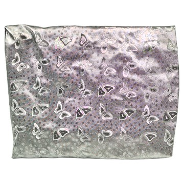 永潔 BF銀雕座墊 外型美觀 厚實皮革邊條 表面銀雕圖騰 夏天可防曬防熱 日常可防水防刮傷  大  銀色  1個