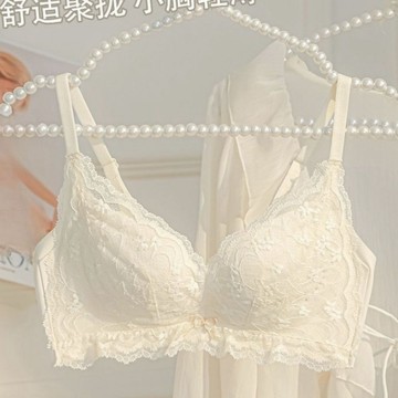 夏季薄款 大胸內衣套裝 大胸顯小 顯瘦 上托聚攏 提拉防下垂 收副乳 無鋼圈 輕薄透氣 不悶汗 無痕不卷邊 內衣褲套裝