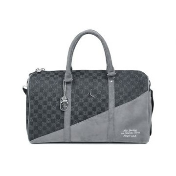 Nike 行李袋 Jordan Monogram 灰 滿版 手提 肩背 旅行包 JD2633008AD-002