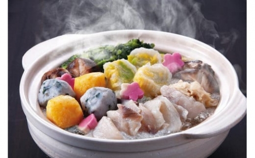 石川県産ふぐ（金沢塩麹漬）と加賀野菜つみれのお二人用料亭鍋セット