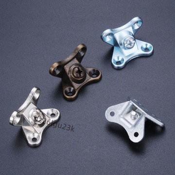 【台灣市場搶購款】廠家直銷厚鋅合金組合蝴蝶角碼角鐵角衣櫃固定連接件層板托可拆卸【讓利】【熱】