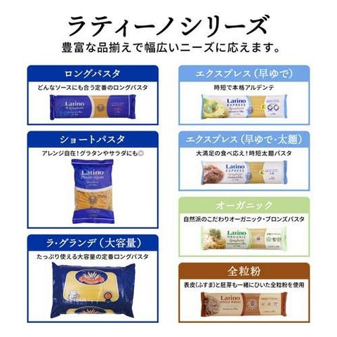 ラティーノ Ｎｏ．６ スパゲッティ １．６５ｍｍ デュラム小麦１００％ （１ｋｇ＊１２コセット）