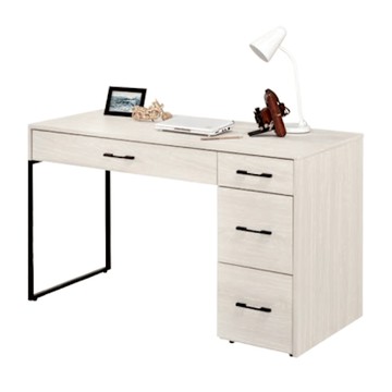 文創集 安迪爾4尺四抽書桌-120x60x75cm免組