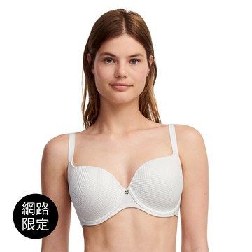 【Chantelle Easy Feel】Emma_T-shirt Bra_B-D(98160_0LW牛奶白)