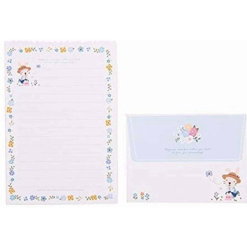 Tricolor ミニ レターセット 封筒10枚 便せん枚 便箋 封筒セット ミニサイズ 可愛いうさぎ ラブレター お見舞い 通販 Lineポイント最大get Lineショッピング