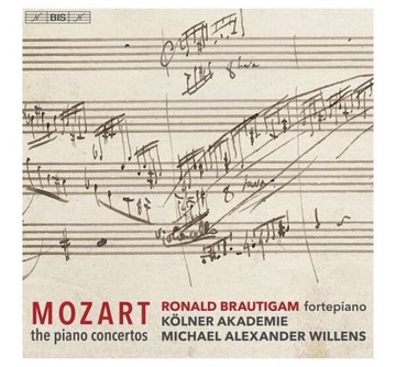 【停看聽音響唱片】【SACD】莫札特: 鋼琴協奏曲全集 / 羅納德．布勞提岡 古鋼琴 (12SACD)