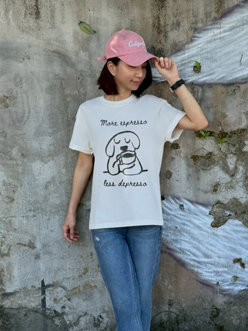 早晨儀式感狗狗棉T
