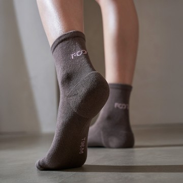 【FOOTER除臭襪】DAILY LITE 輕壓力襪(T96-巧克力)