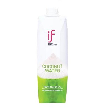 IF 泰國進口100%天然椰子水1000mlx12瓶/箱