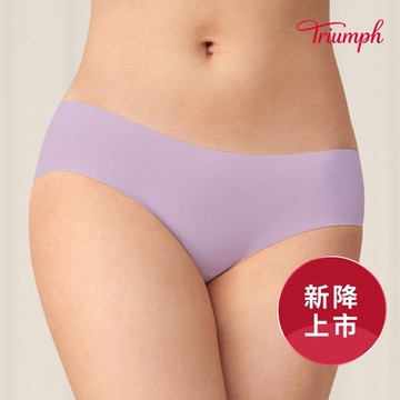 黛安芬-Skinfit貼身無痕褲系列 中腰平口內褲 M-EL 薰衣紫｜87-2305 OU