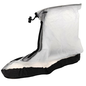 阿莎&布魯 中筒PVC防滑加厚耐磨雨鞋套  黑色  M 高 22 x 底長 25.5cm