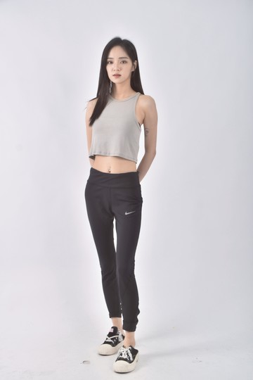 (M) nike質感黑色長褲