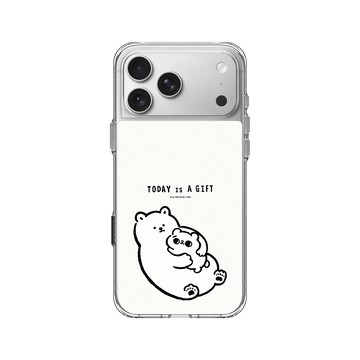 iPhone 17 Pro Max Clear Case（相機按鈕） 透明 - 爽爽貓 Song Song Meow by SECOND - TODAY is A GIFT