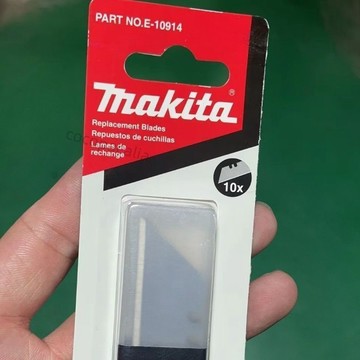 【台灣爆款】Makita牧田梯形刀片摺疊美工刀牆紙地毯壁紙開箱T型工業加厚刀片 售後無憂