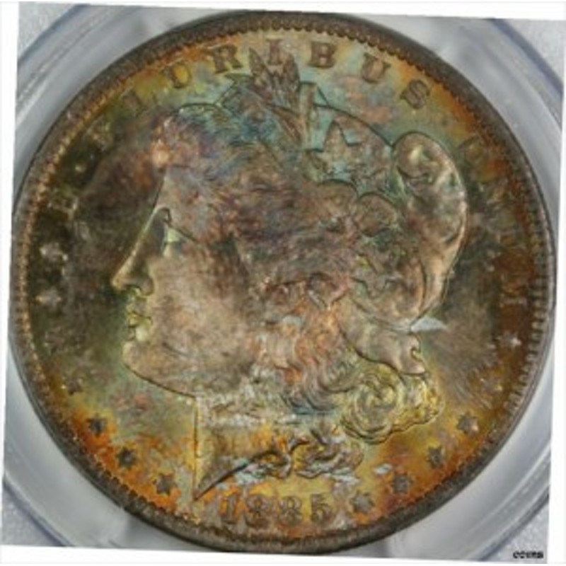 品質保証書付】 アンティークコイン NGC PCGS 1885年-O モーガン