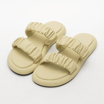 D+AF 繽紛夢境雲朵抓皺雙帶涼拖鞋