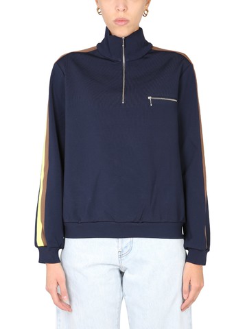 tory burch sweatshirt with front zipper