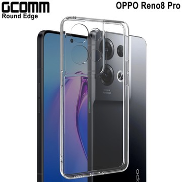 GCOMM OPPO Reno8 Pro 清透圓角保護套 Round Edge
