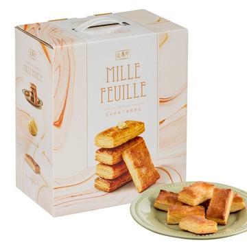 [春節送禮禮盒]【盛香珍】法式奶油千層酥禮盒510g/盒 年節/春節/過年/送禮推薦