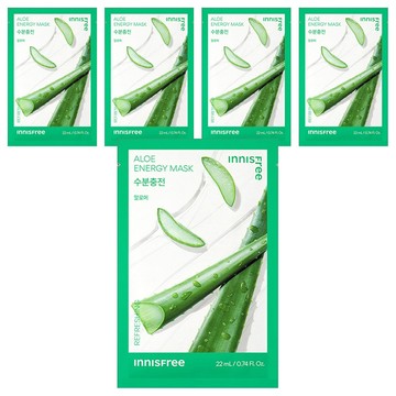 INNISFREE 我的真萃能量面膜 蘆薈款  1片  5包