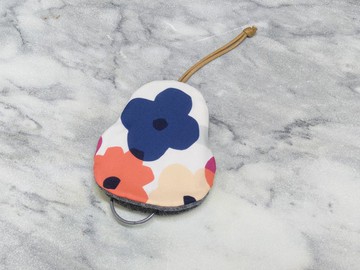 大花朵 梨型防水鑰匙包【K240820】