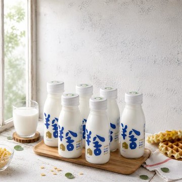 《羊舍》鮮羊乳(180ml/瓶，共6瓶)