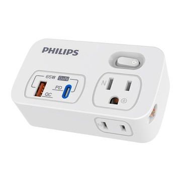 PHILIPS 飛利浦 多功能壁插轉接器 CHP9026W/96  白色  1個  10m