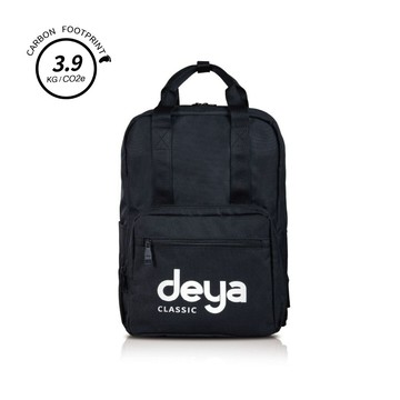【deya】Classic 環保後背包-黑(碳足跡認證)(14吋筆電包) 82507080904