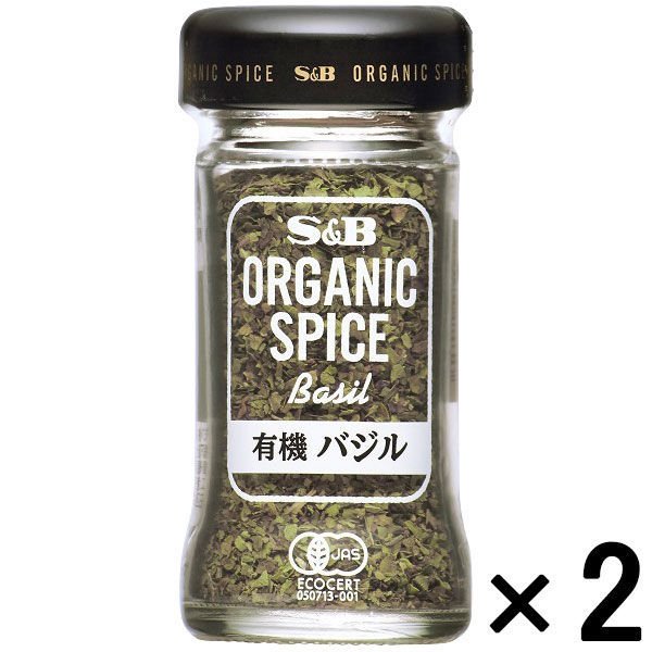 エスビー食品エスビー食品 SB ORGANIC SPICE 有機バジル 2本