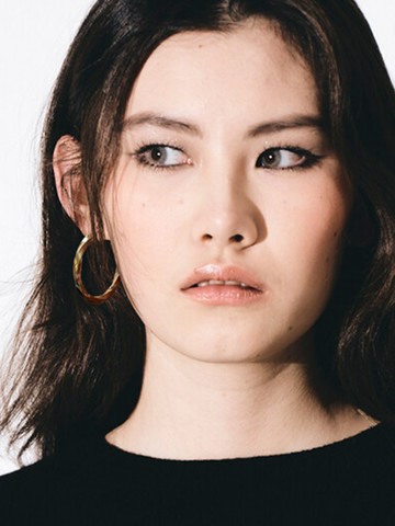 Rigate Gold Earring