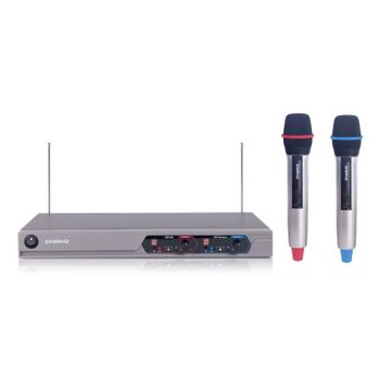 【CHIAYO 嘉友】VDR-303 VHF 19吋雙頻道自動對頻自動選訊 無線麥克風接收機