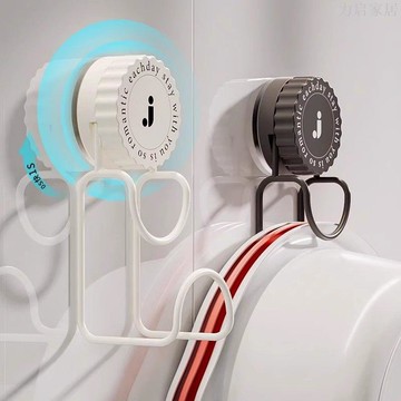 輕奢吸盤臉盆架掛鉤浴室盆子收納架置物架廁所免打孔家用掛盆腳盆