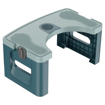 小麥購物 可折疊馬桶腳踏凳 L110  寶石藍  40 x 21 x 17cm