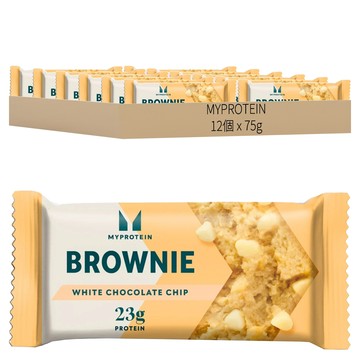 MYPROTEIN 高蛋白布朗尼餅乾 白巧克力風味  12個  75g