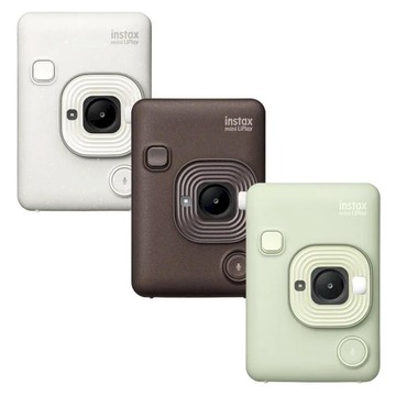 電玩電競相關推薦 FUJIFILM 富士 instax mini LiPlay 數位 拍立得相機 +空白10張+彩邊10張(底片隨機)