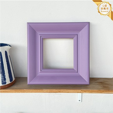 【復古定製】油畫框 實木畫框 裝飾畫框 相框 裝裱框 木質畫框 法式美式復古 紫色油畫 可定製尺寸 自裝空外框