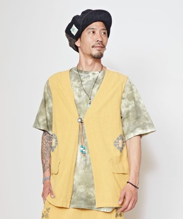 【熱門預購】橫濱啤酒聯名麥子&啤酒花十字繡背心 (2色) JSU-5108