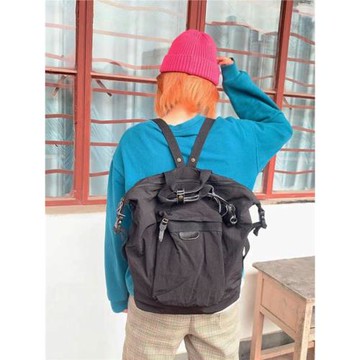 chic書包日系學院風女背包雙肩包百搭洋氣大學生簡約上課用森系