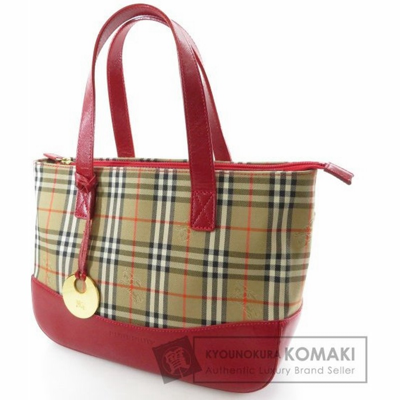 人気が高い バーバリー Burberry トートバッグ ノバチェック キャンバス地 在庫有 Villa Saintantoine Com