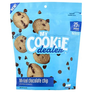My Cookie Dealer Protein, 咬嚼蛋白曲奇，巧克力碎，5 盎司（142 克）