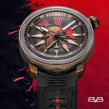 BOMBERG【炸彈錶】BB-01 自動機械系列 銅色斯巴達戰士自動大三針