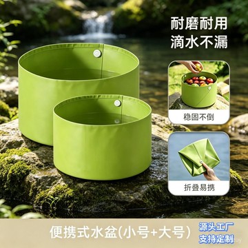 💥在臺24H💥便攜式輕便可折疊水盆旅行戶外露營多功能出差洗臉盆泡腳桶洗菜盆 UXE4