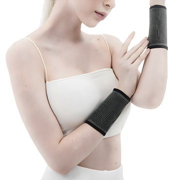 XA 2.0石墨烯護腕 艾草款 排汗透氣鎖溫保暖  M(12.5 x 8.5cm)  1雙